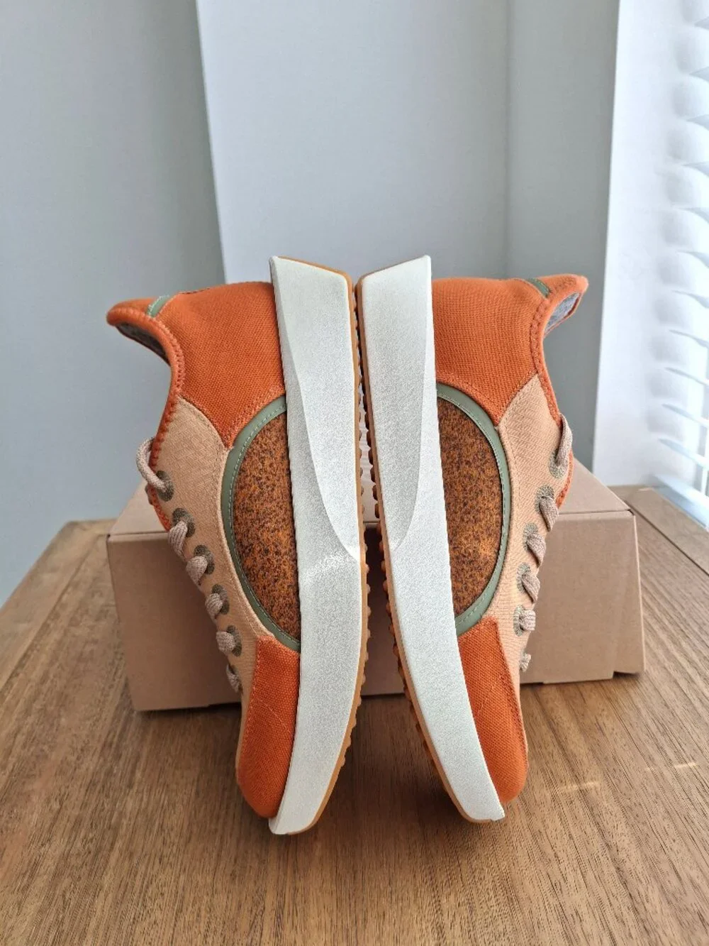 (New)‎ allbirds – Riser Sneakers (Honey Rust/Natural White) – Women's 9